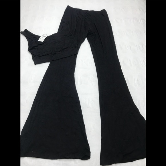 bell bottom pants and top